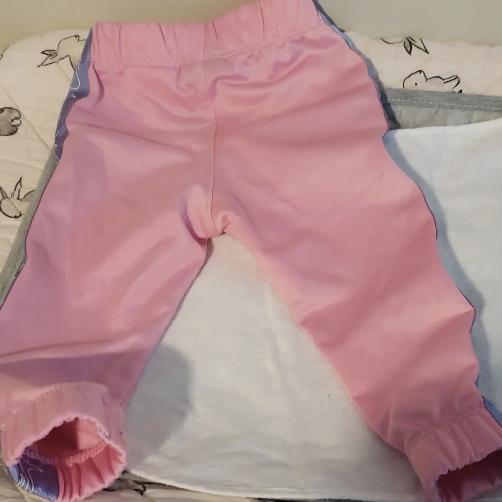 Nike 12m pink iridescent purple track joggers